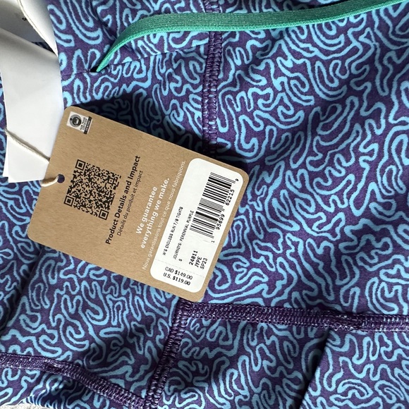 Brand new running tights. Patagonia. Super lightweight and cute for summer - Picture 3 of 3